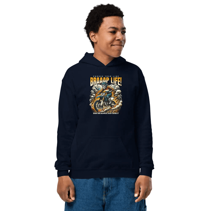 BRAAAP LIFE Skeleton Youth Hoodie product image (4)