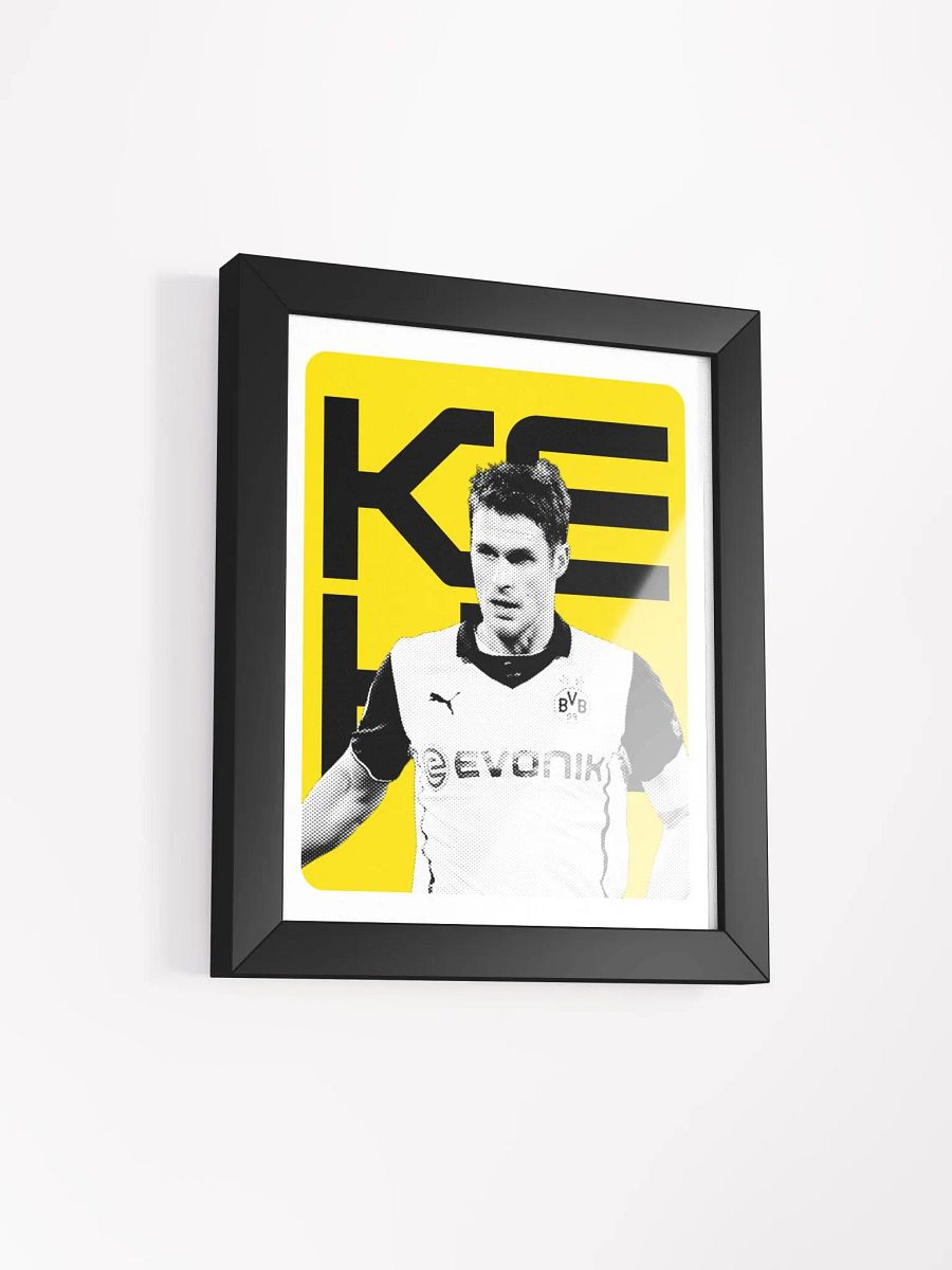 Sebastian Kehl BW Borussia Dortmund Name Art Framed Print product image (4)