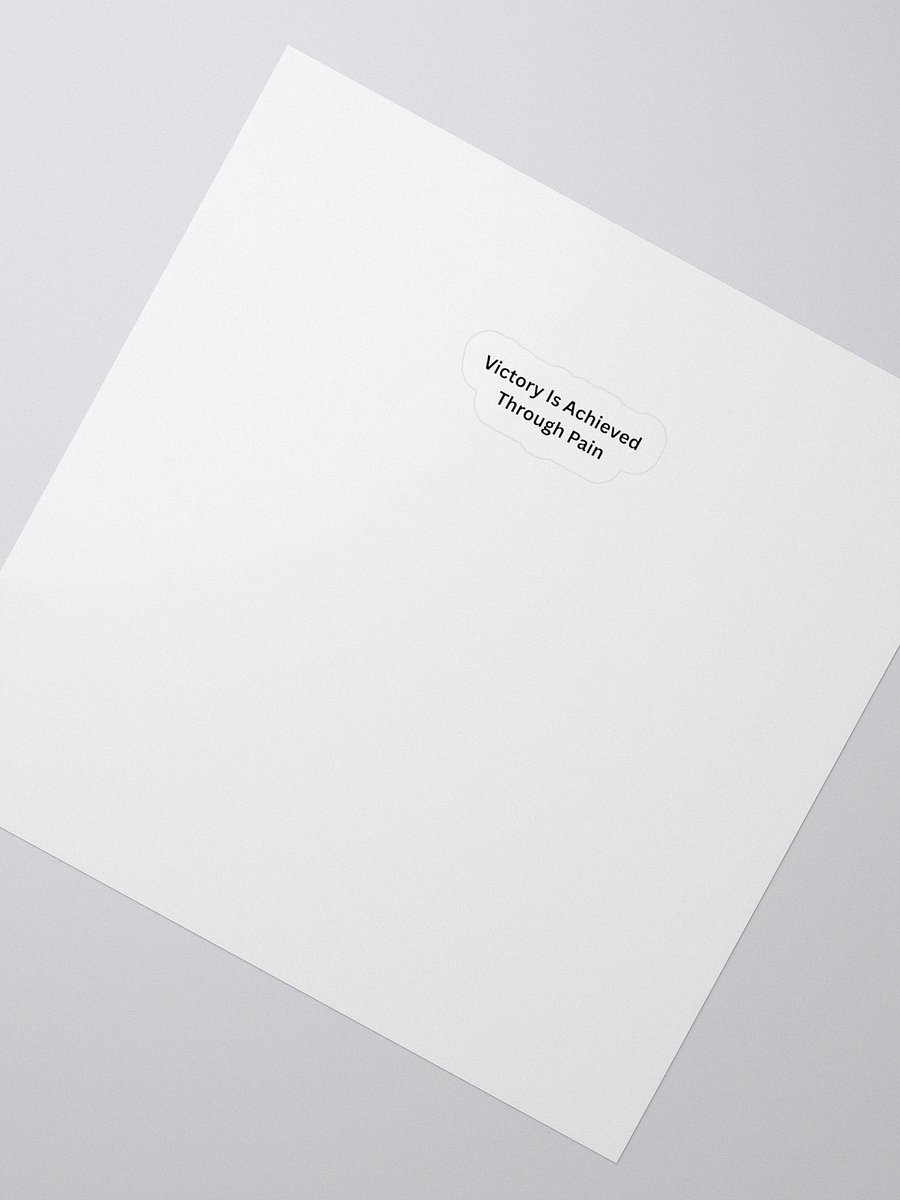 Victory Through Pain Sticker product image (2)