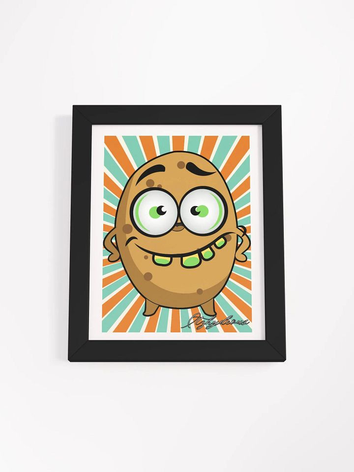 Whimsical Spud Smile Framed Poster product image (1)