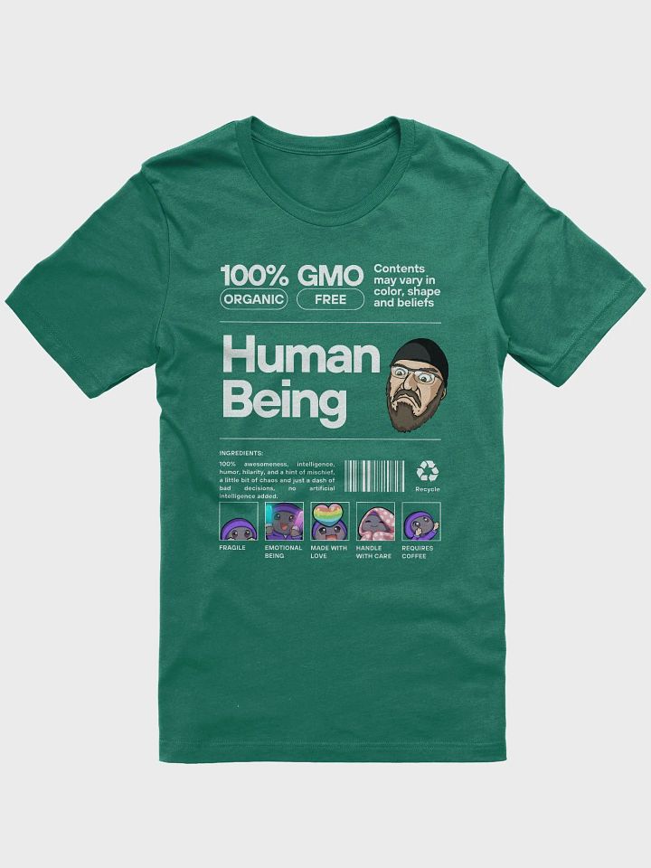 Human Label Supersoft Canvas T-Shirt - Dark product image (1)