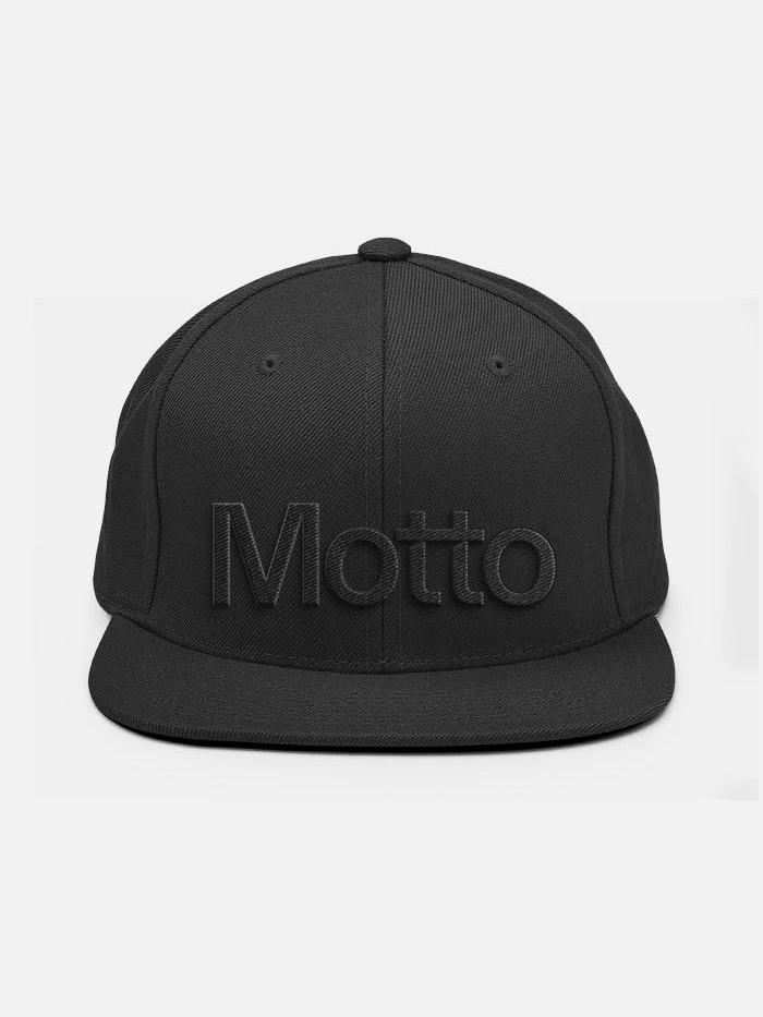 Motto® Embroidered Snapback product image (1)
