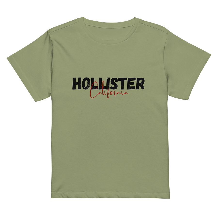 Women's High-Waisted Tee T-Shirt Hollister Lettering product image (2)