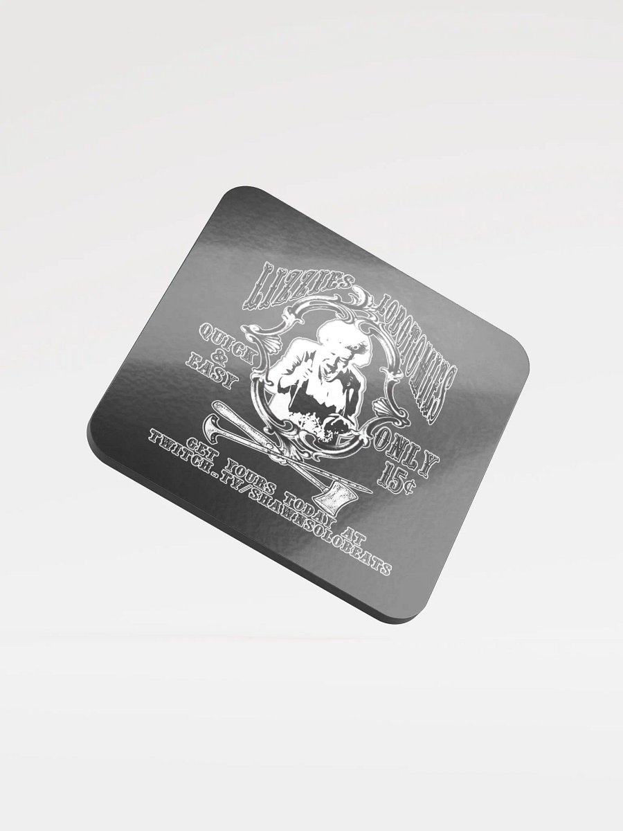 Lizzie's Lobotomies Glossy Coaster product image (1)