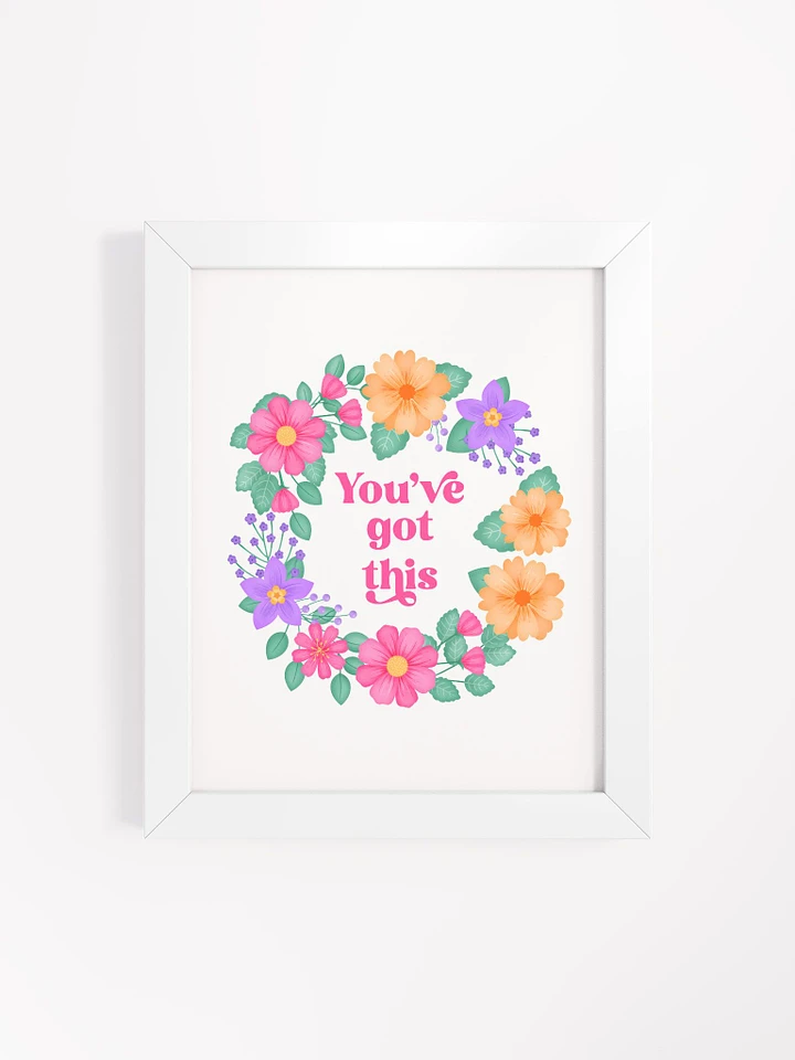 You've got this - Motivational Wall Art White product image (1)