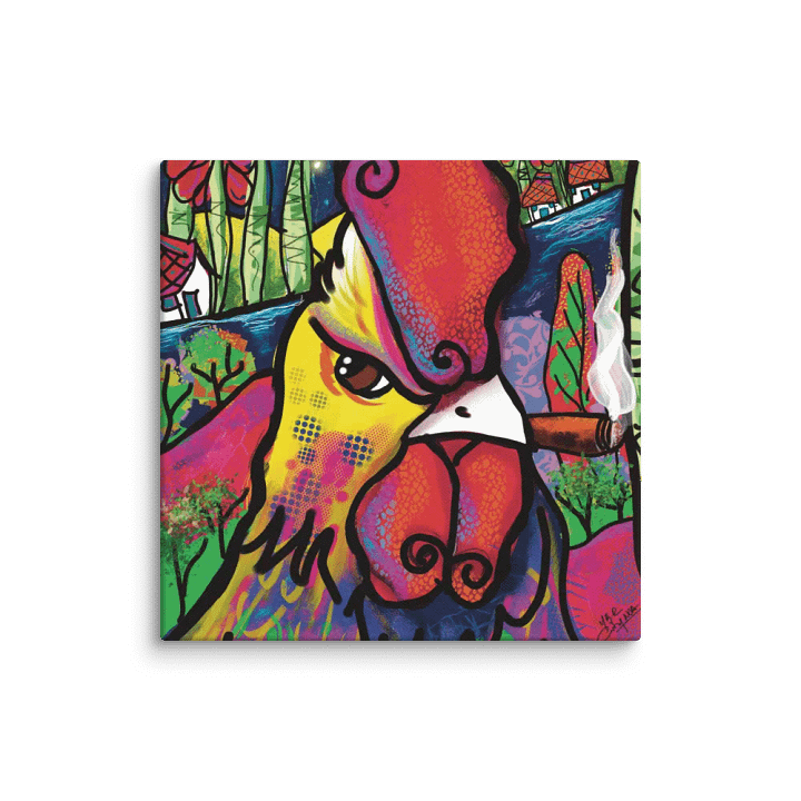 Cuban Cockerel Canvas product image (1)