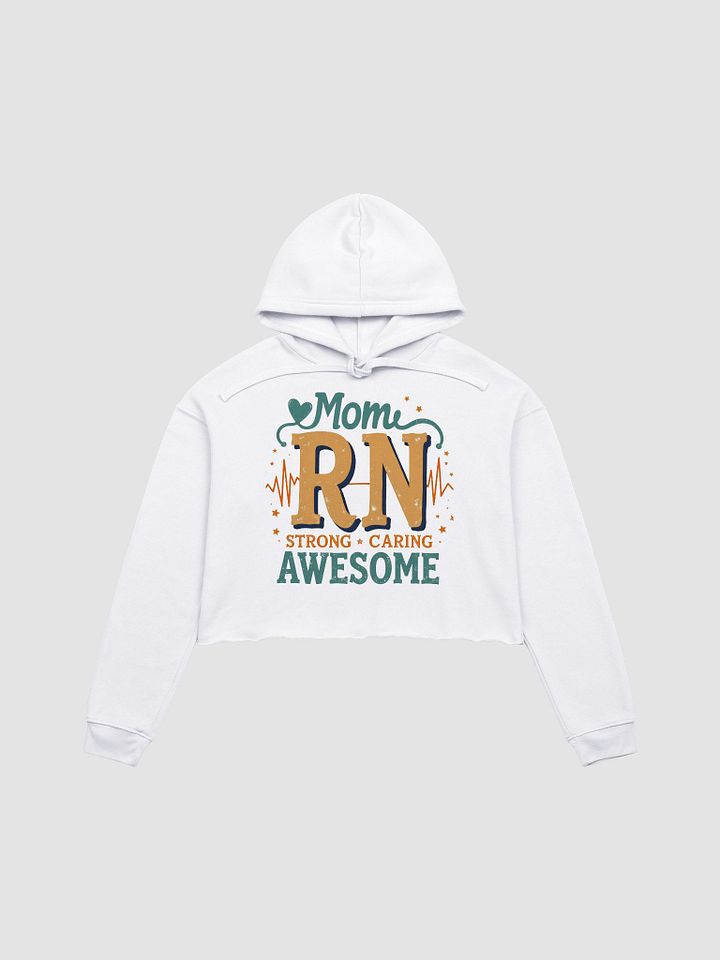 RN Strong & Awesome Crop Hoodie product image (6)