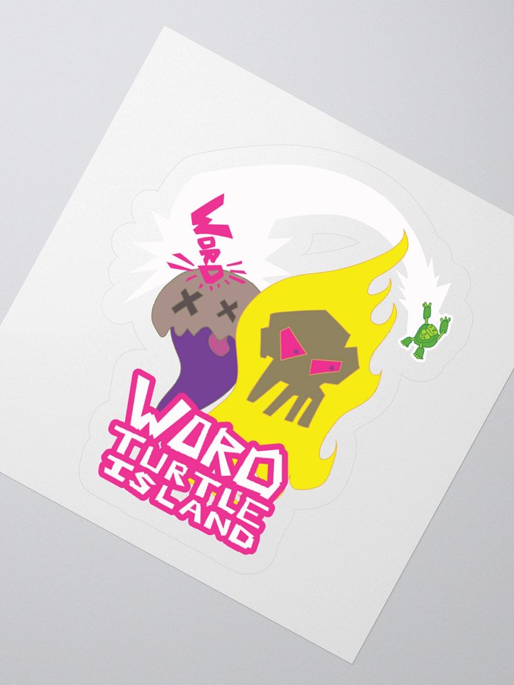 Who Did That? Word Turtle Island Sticker product image (4)