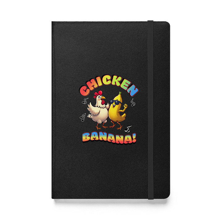 Chicken Banana Funky Celebration Hardcover Notebook product image (1)