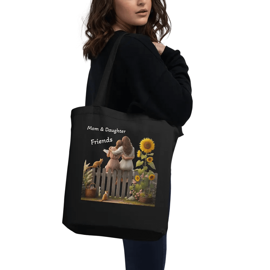 Mom & Daughter Friends Eco- Friendly Tote Bag product image (2)