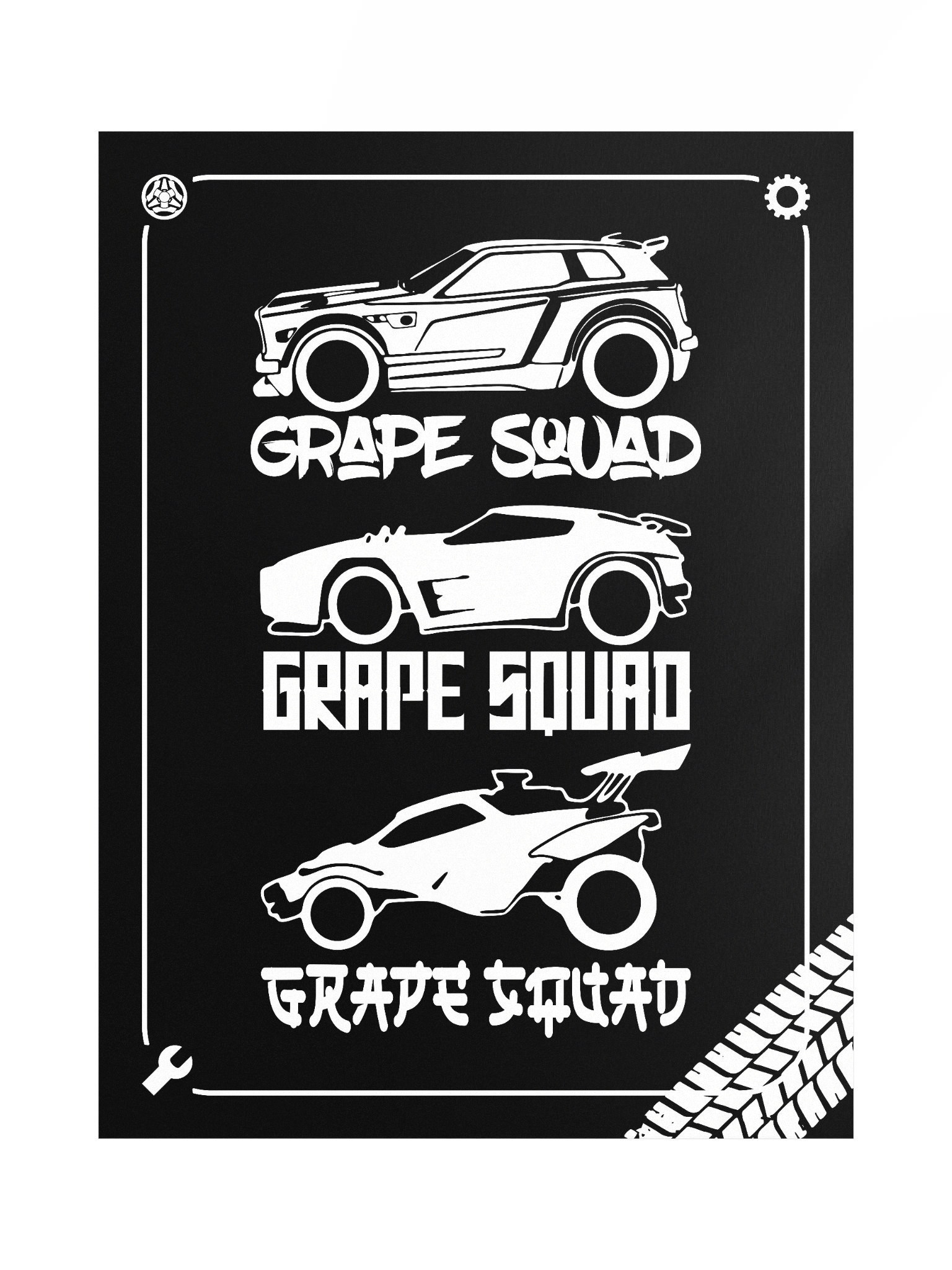 The Grape Garage Blackout Poster product image (1)