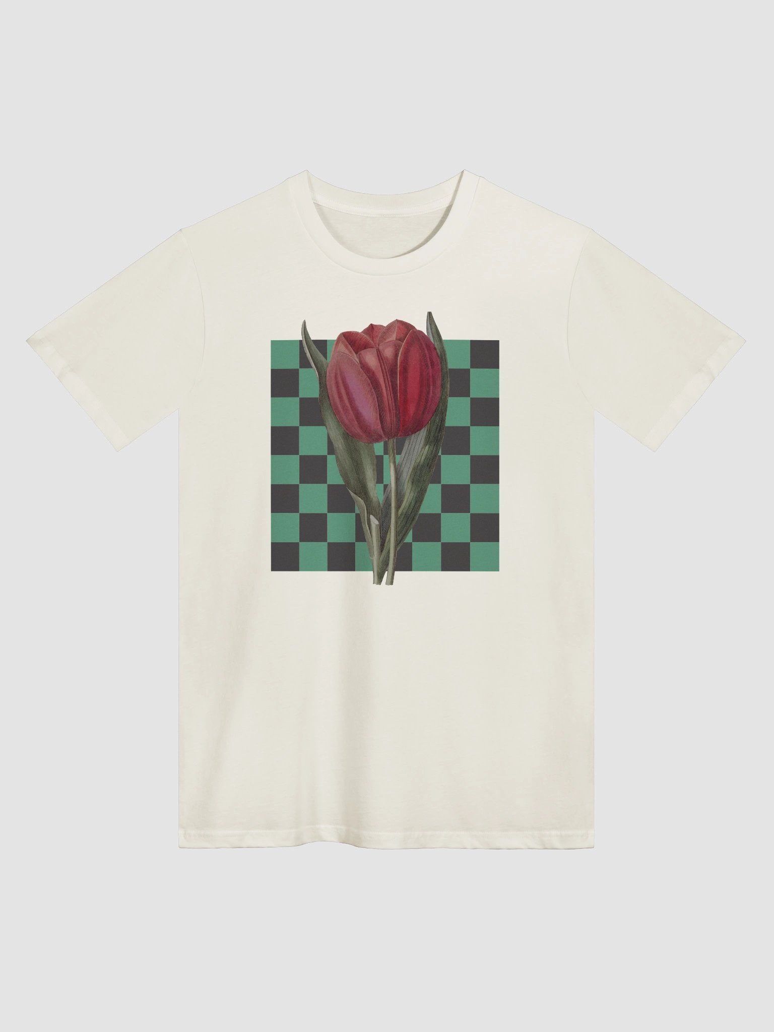 Rose Checker T-Shirt product image (1)