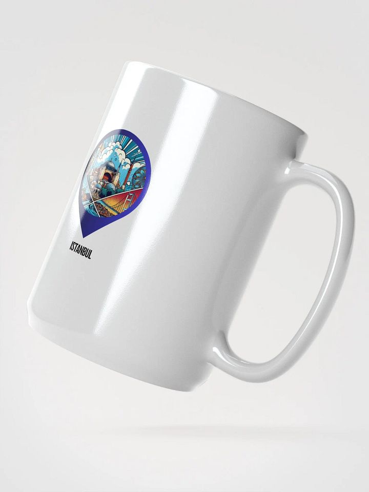 Cityscape Pin Mug | Ai design Istanbul city product image (2)