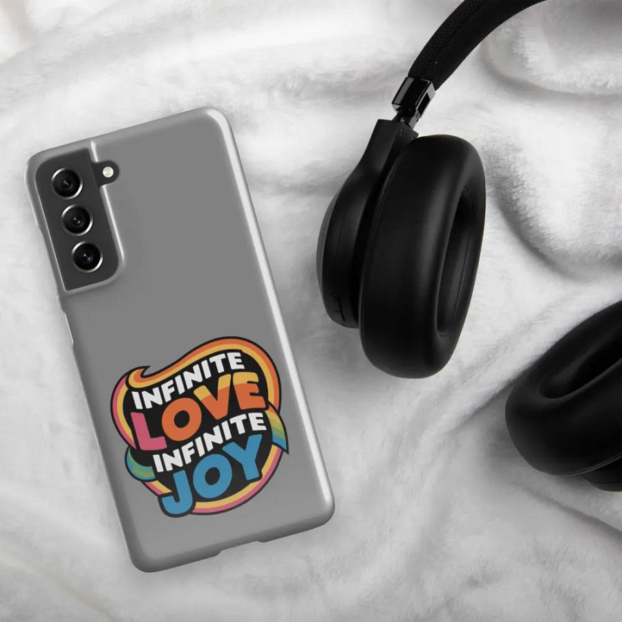 Infinite Love Infinite Joy Snap Case for Samsung (Grey) product image (4)