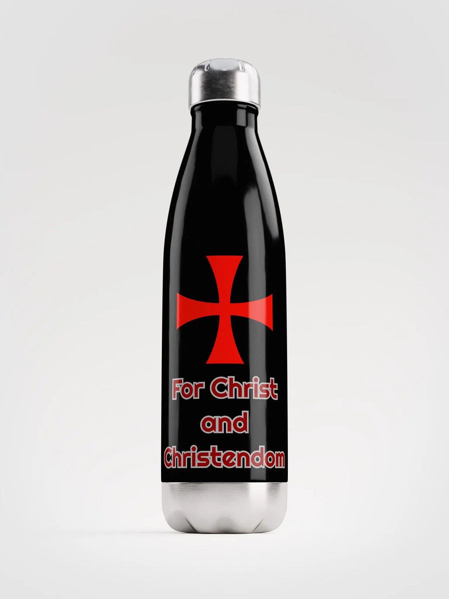 Crusader's Cross Stainless Steel Water Bottle product image (1)