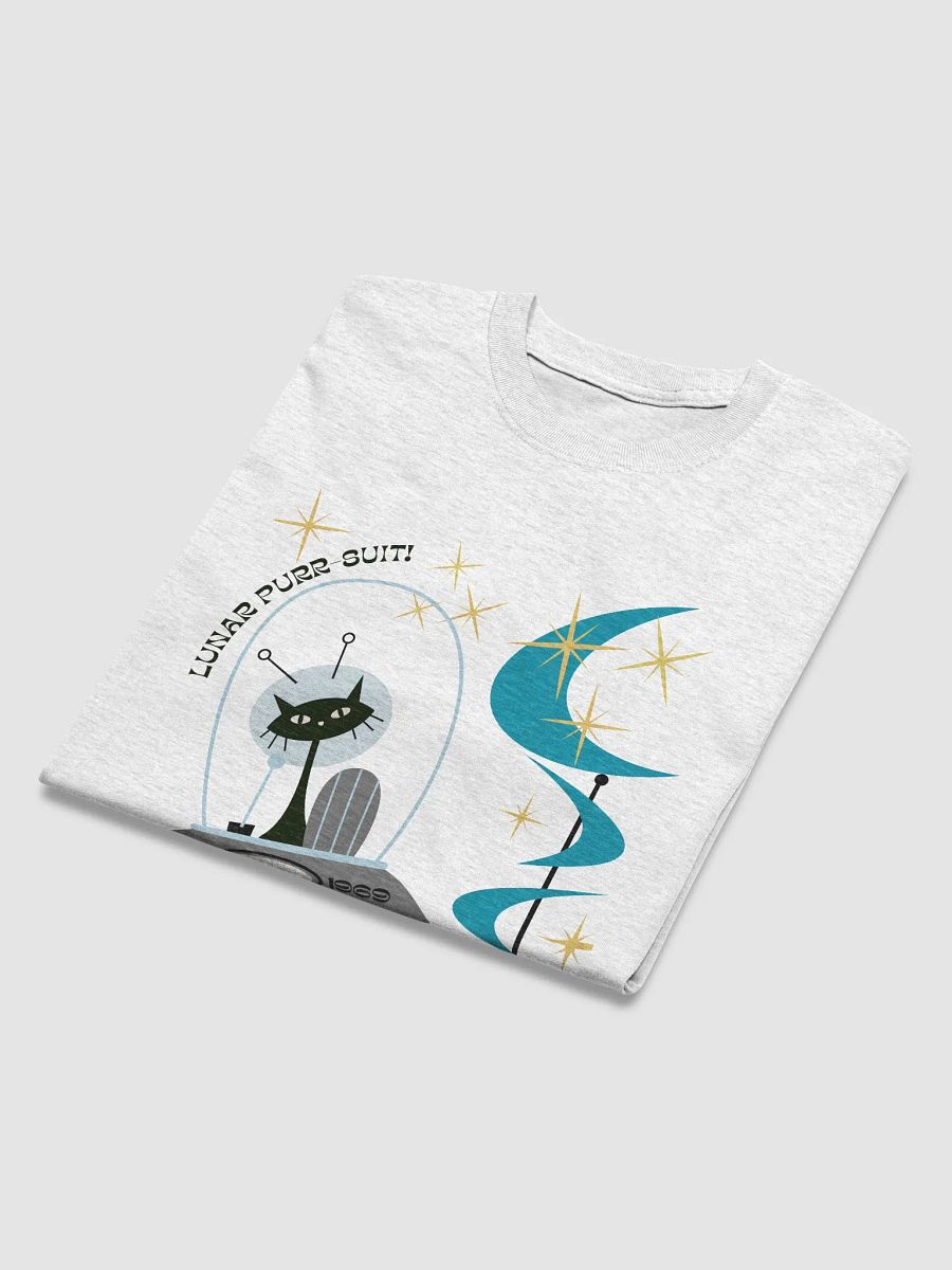 Whimsical Space Cat Rocket T-Shirt product image (5)