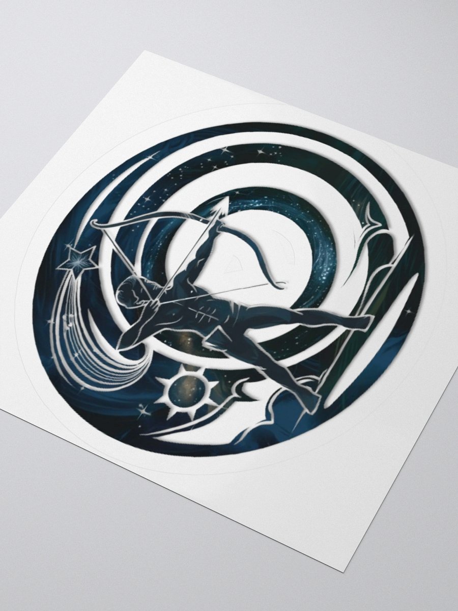 Exclusive Sagittarius Zodiac Sticker: Centaur Archer in Cosmic Twilight - Perfect for Astrology Fans and Unique Gifts! product image (3)