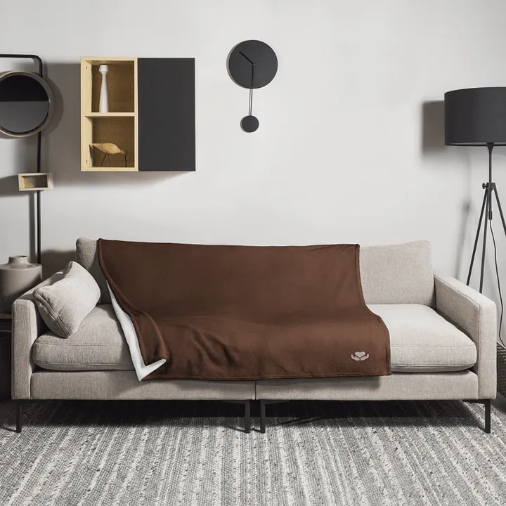 Cozy Chic Brown Throw Blanket product image (2)