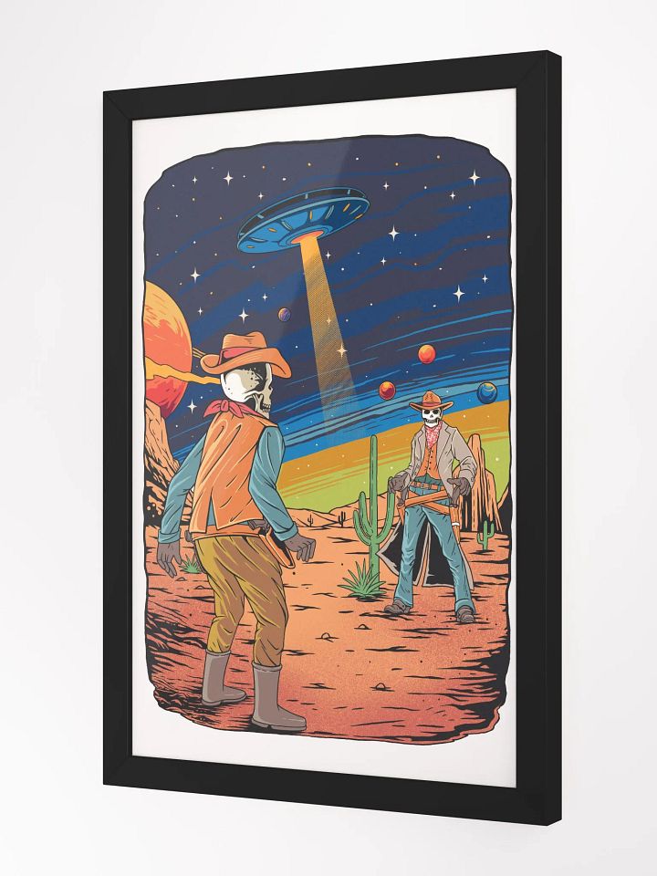 Skeleton Space Cowboys High-Quality Matte Poster product image (2)