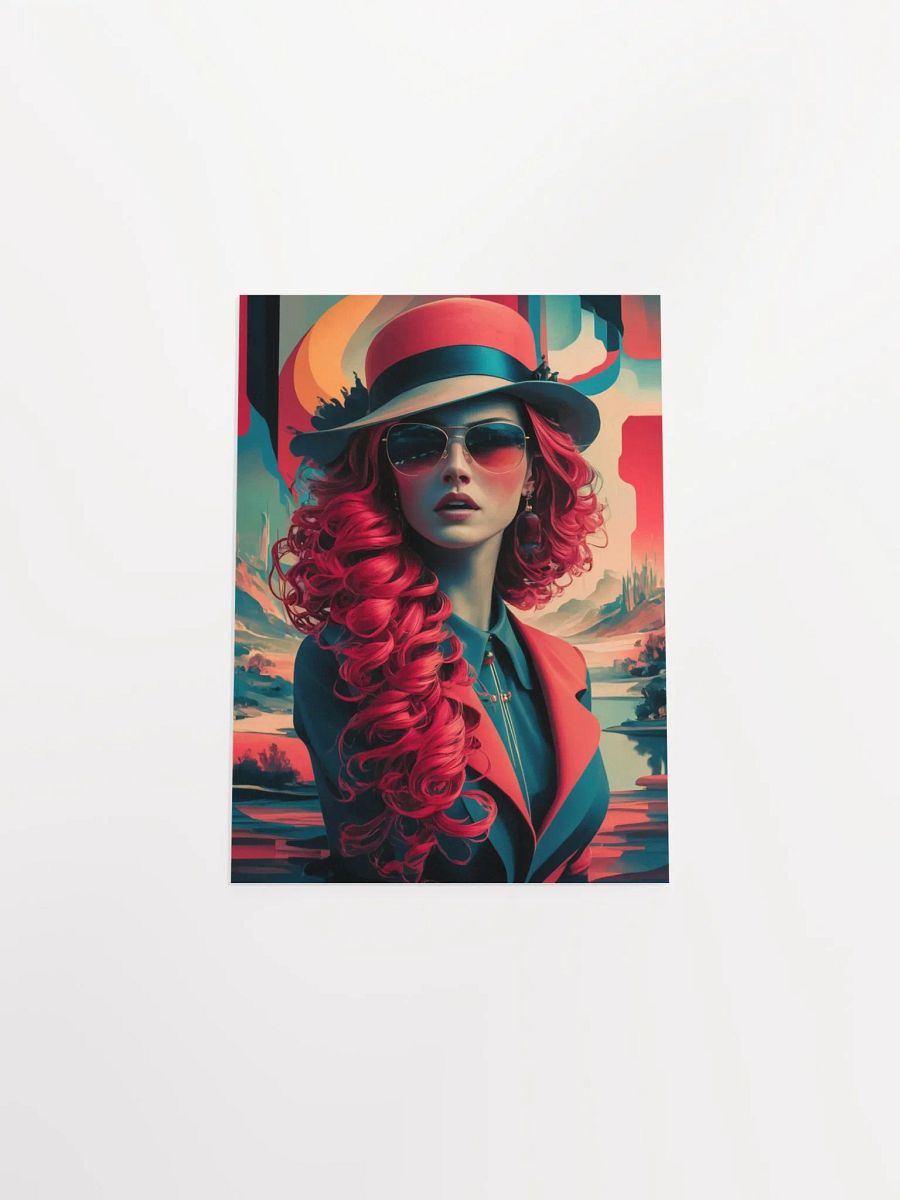 Abstract illustration of a Woman Poster - 4 product image (15)