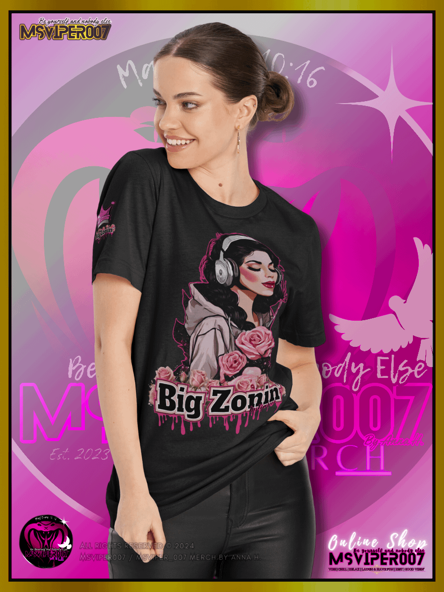 T-Shirt [BZ] - MsViper007's "Big Zonin' By Anna H. (A2)" Cozy Womens T-Shirt product image (4)