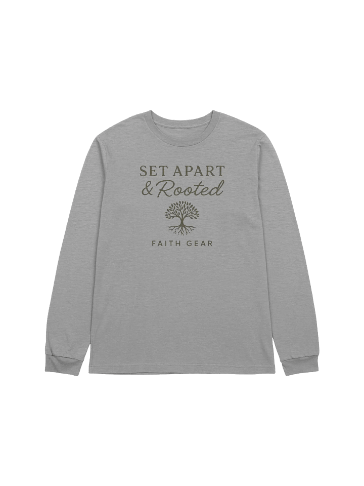 Set Apart & Rooted Branded Long Sleeve Tee (Light Colors) product image (1)