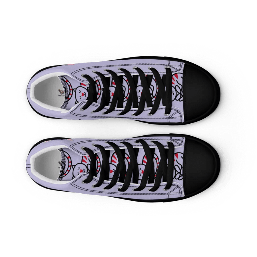 Cheerful Cat Girl High Top Canvas Shoes product image (18)