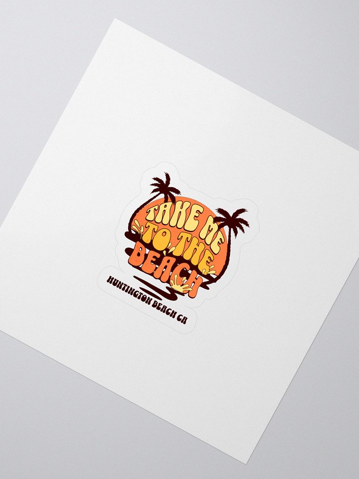 Take Me To The Beach Sticker product image (1)