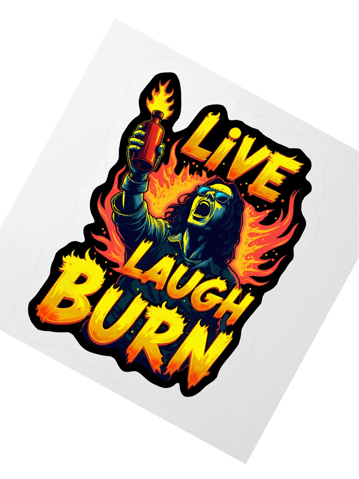 Live Laugh Burn Sticker product image (5)