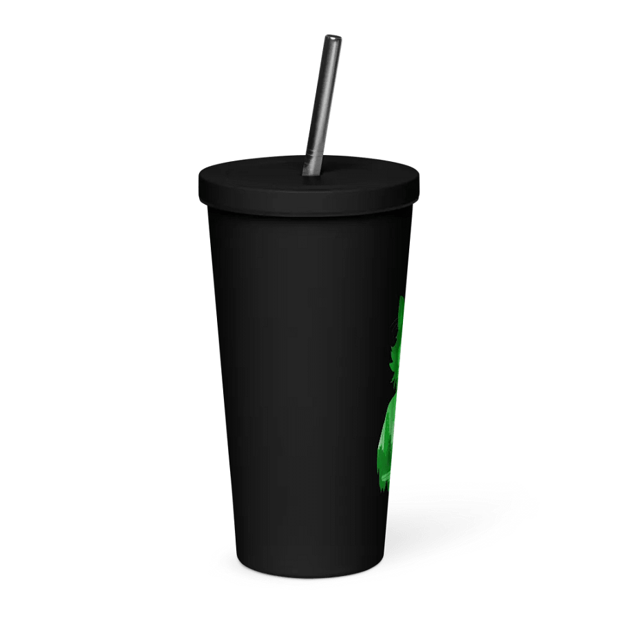 Cyber Kitty (Insulated Tumbler with Straw) product image (4)