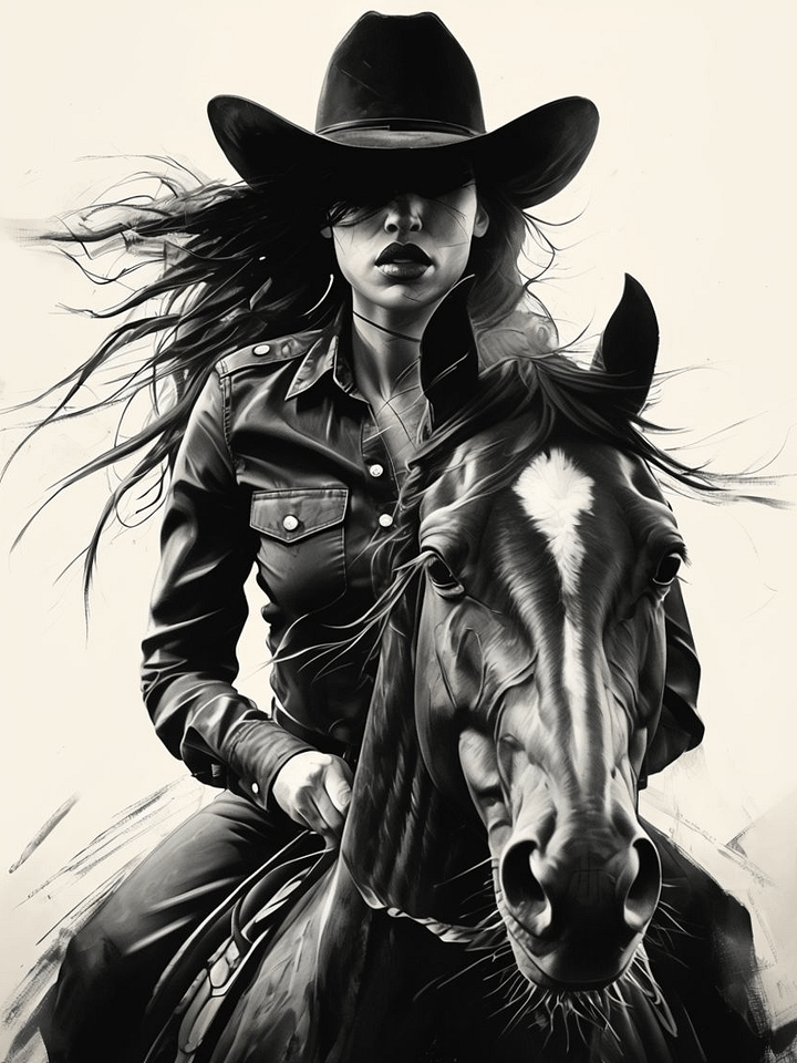 Wild West Gallop Framed Poster product image (1)