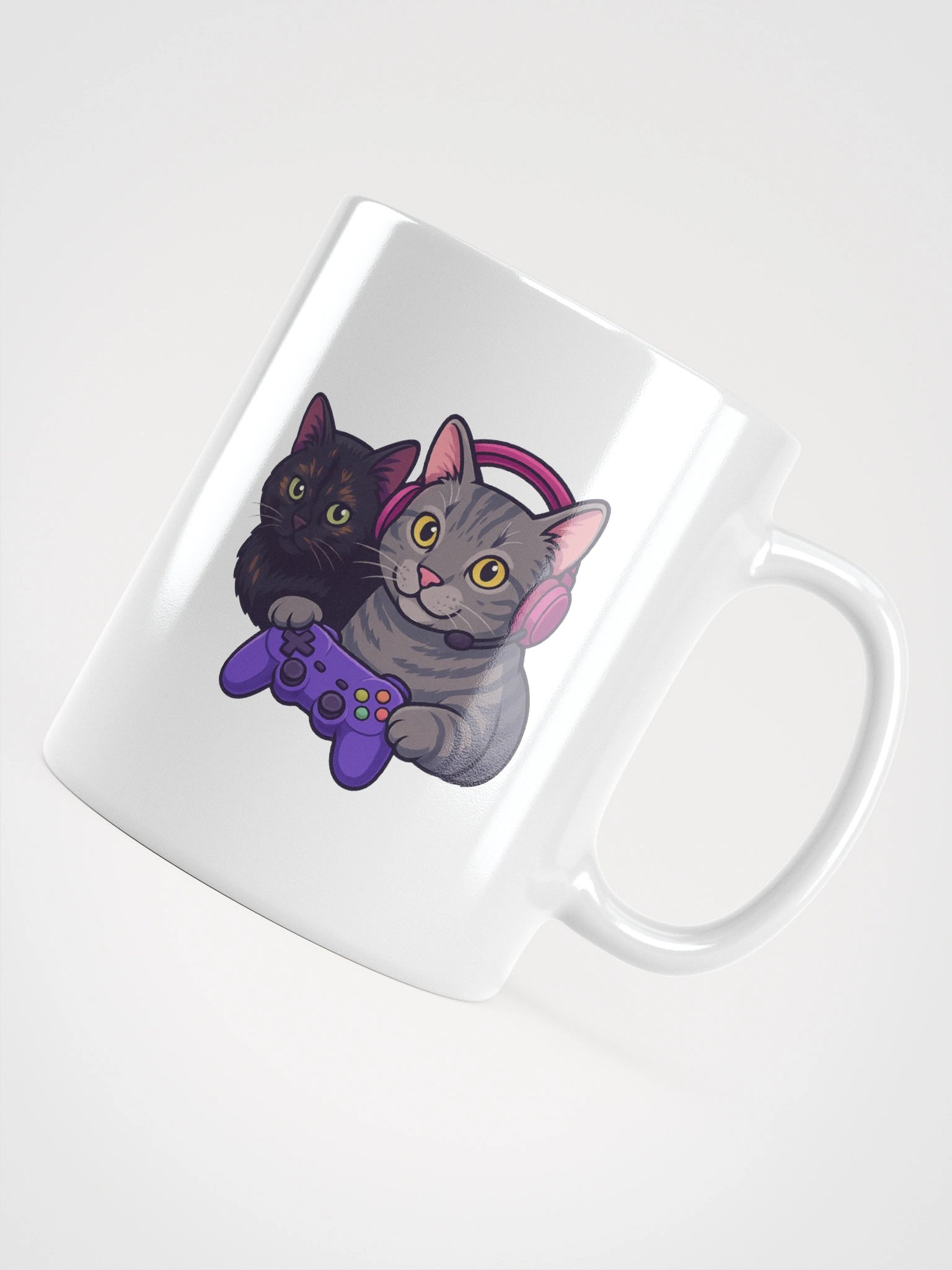 MISS_ROFL Gamer Cats Mug product image (12)