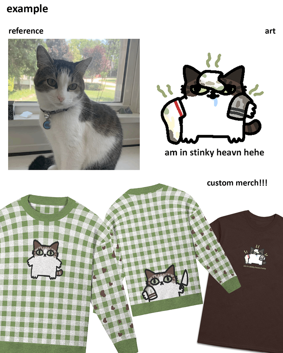 ✏️custom pet merch😺🐶🐰🐥 product image (5)