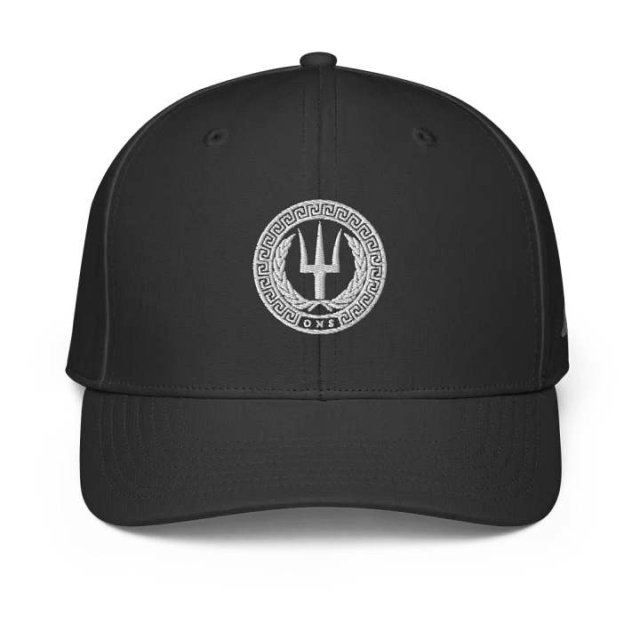Trident Adidas White on Black Performance Cap product image (1)