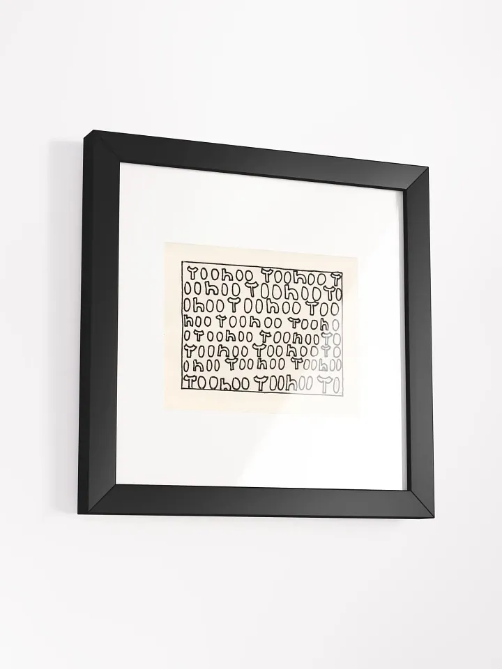 yoohoo Panel Card Print Framed product image (1)