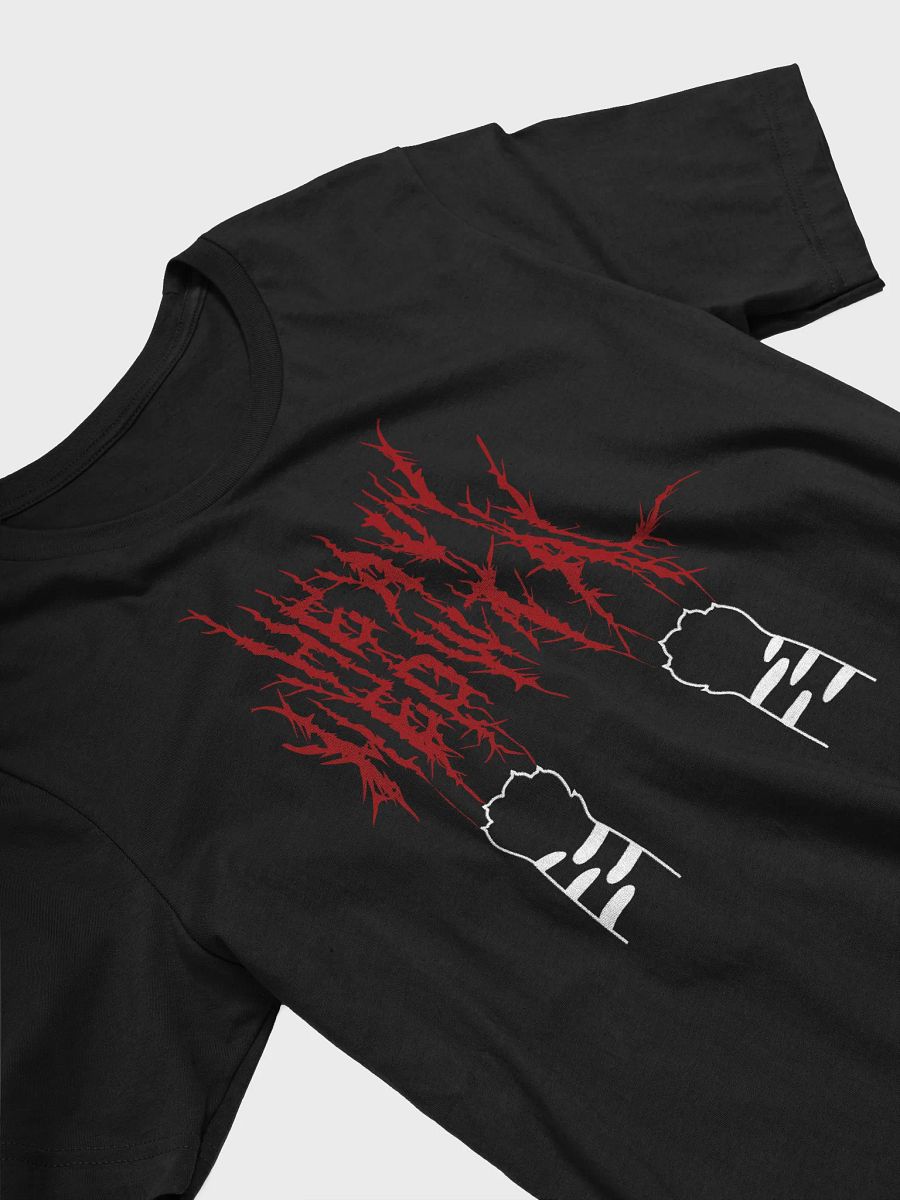 Heavy Meowtal T-shirt for metalheads and cat lovers, unisex, short sleeve product image (3)