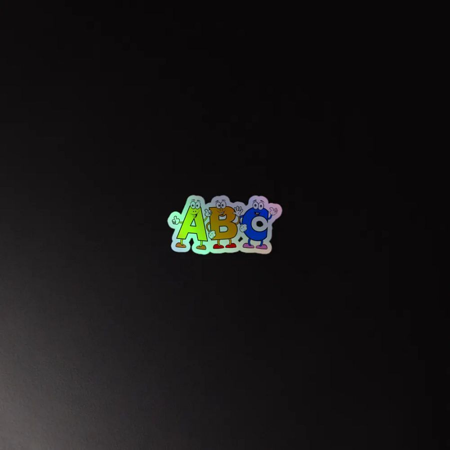 ABC Holographic Cartoon Character Sticker product image (4)