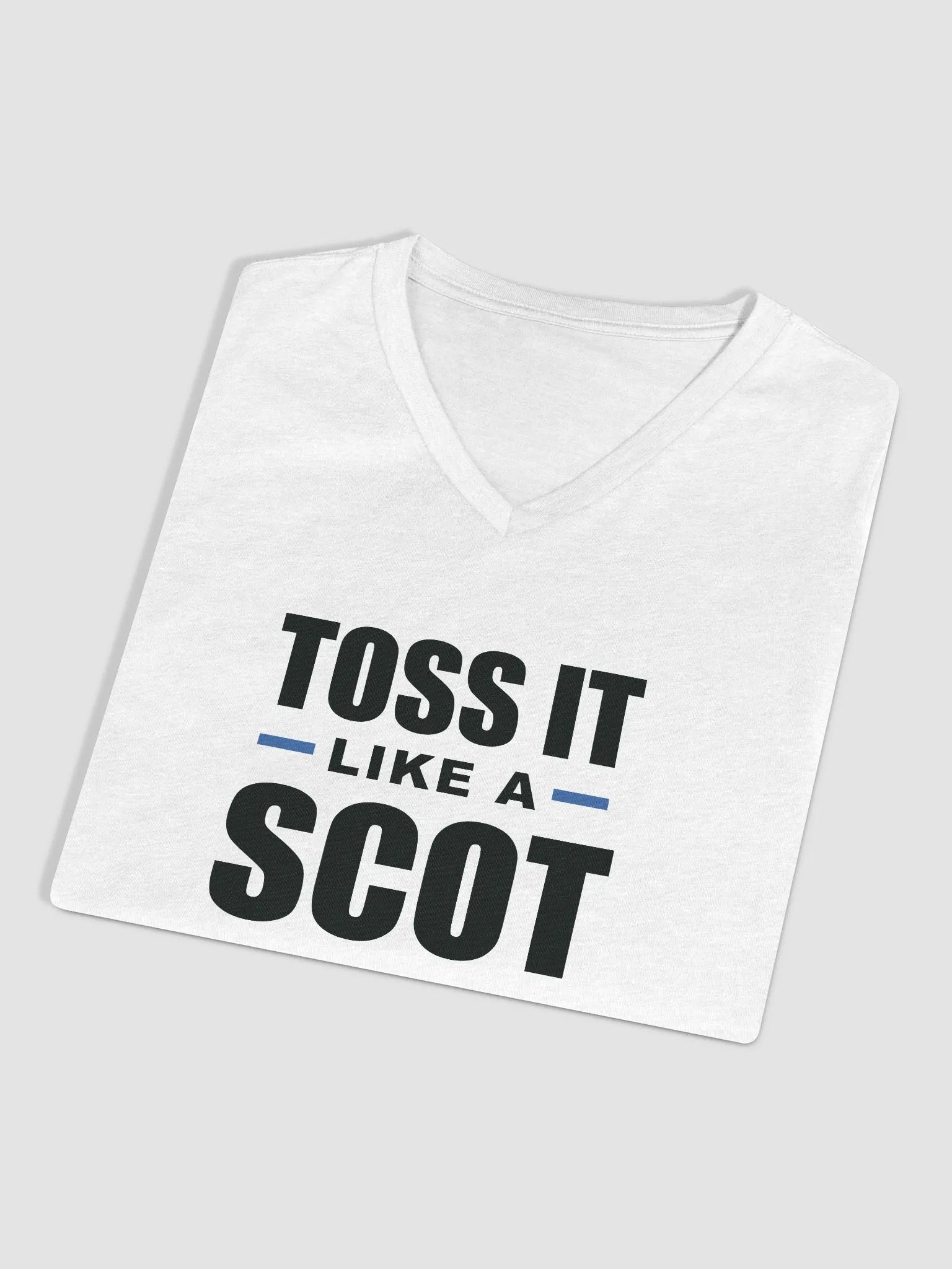 TOSS IT Women's Relaxed Fit V-Neck Tee (LIGHT) product image (3)