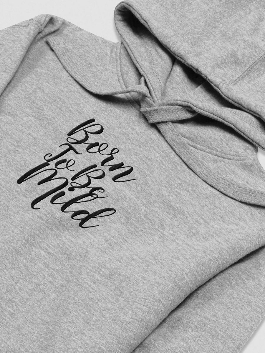 Embroidery Born To Be Mild Cozy Cotton Blend Unisex Hoodie product image (9)