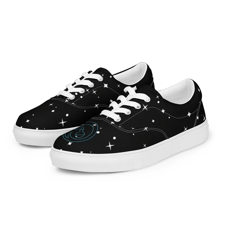 Starry-Eyed Aquarius Lace-Up Canvas Shoes product image (2)