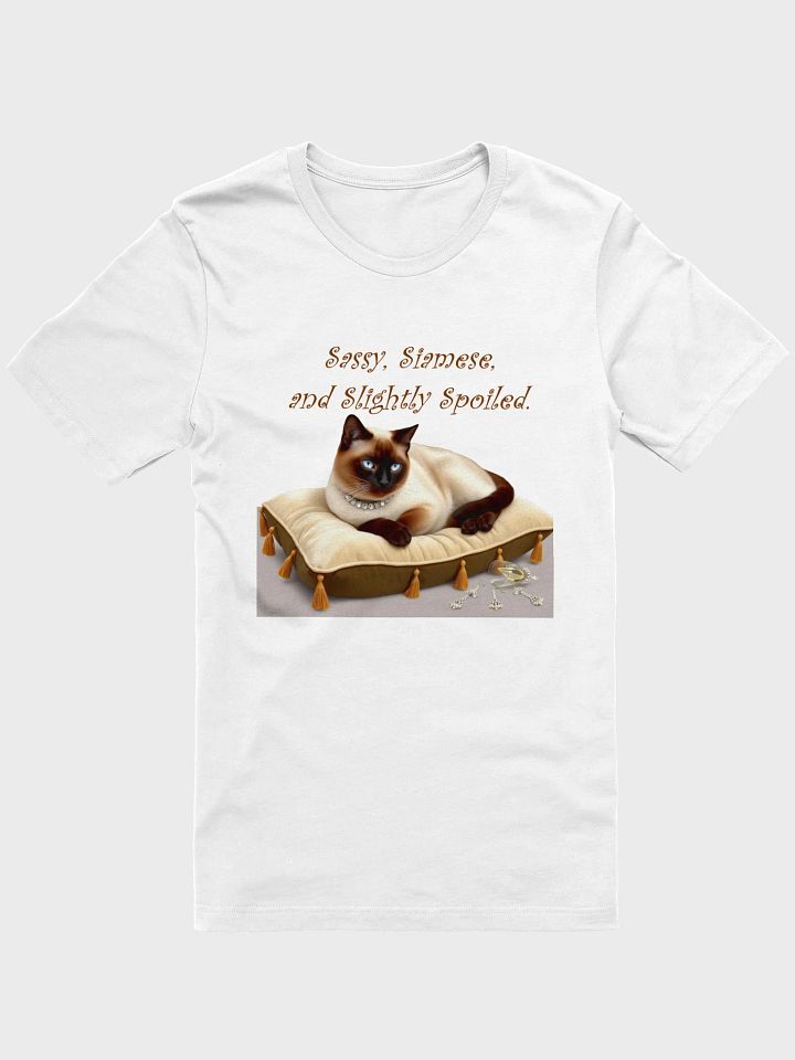 Siamese Cat Elegance T-Shirt product image (2)