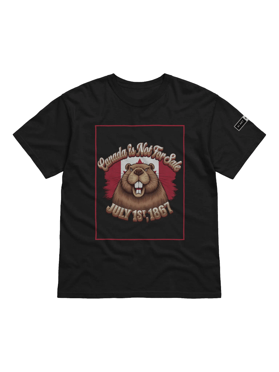 "CANADA IS NOT FOR SALE" 100% cotton T-shirt product image (1)