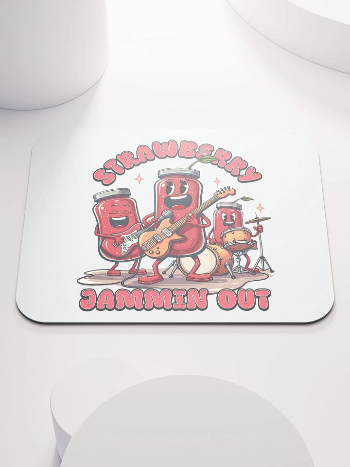 Strawberry Jammin Out Mouse Pad product image (2)