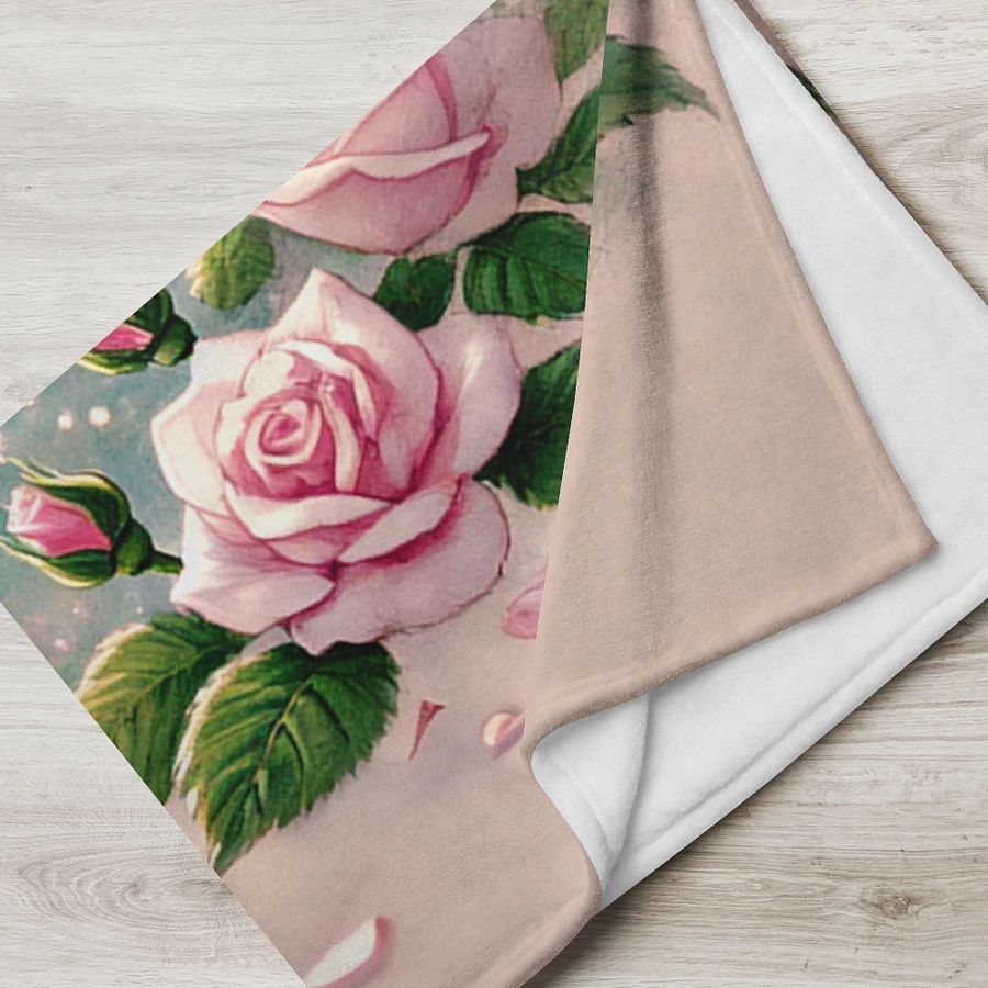 Pink Rose Fairy Snuggly Soft Throw Blanket product image (7)