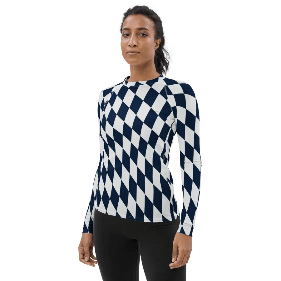 Emo Distortion Women's Rash Guard product image (3)