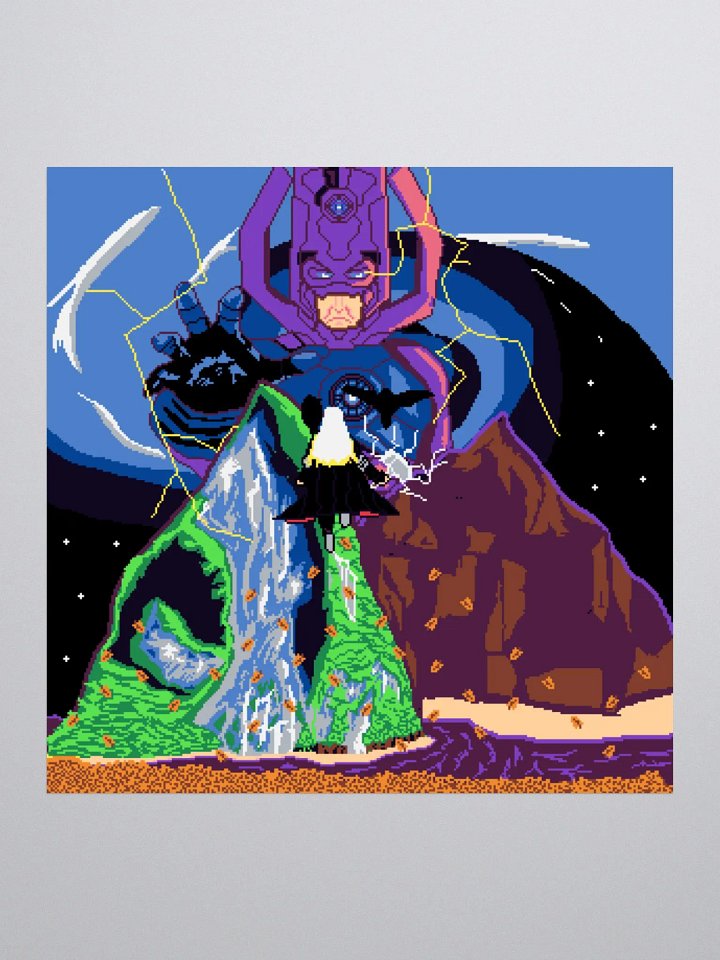 Thor vs Galactus Sticker product image (1)