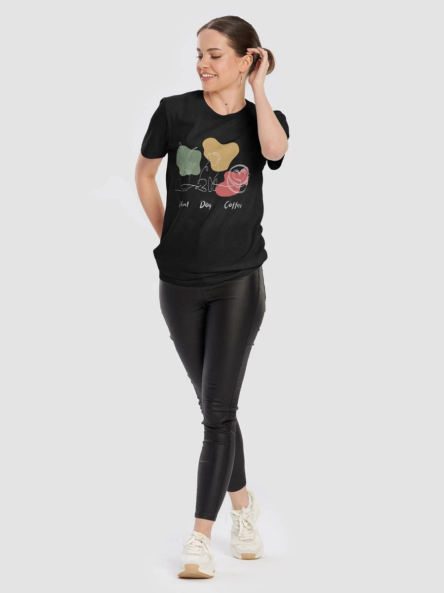 Plant, Dog, Coffee T-Shirt product image (20)