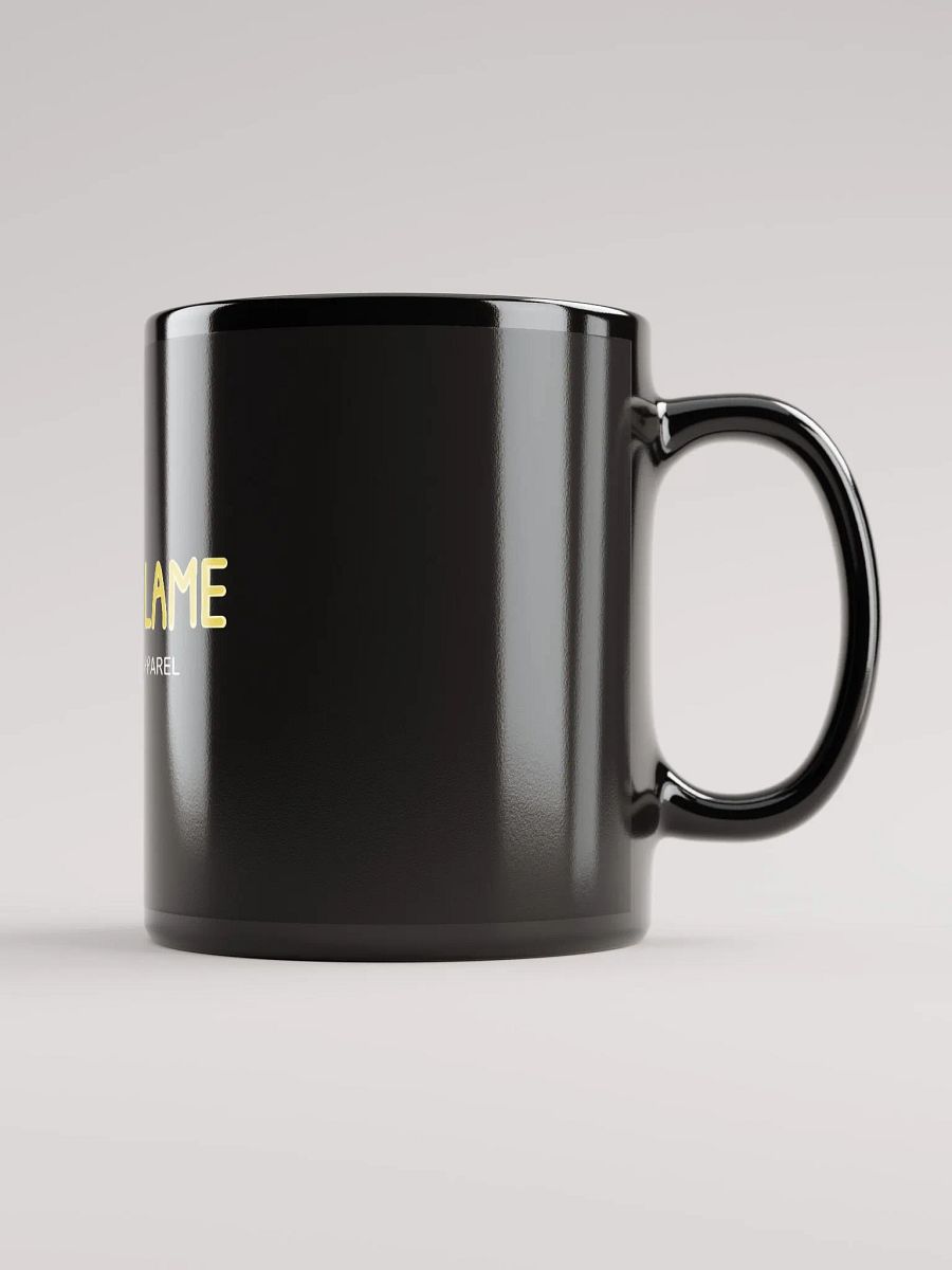 'Twin Flame' Black Glossy Mug product image (1)