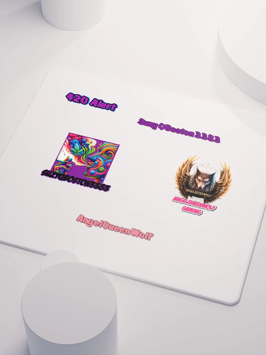 SuzyQBoston and AngelQueenWolf Gaming Realm Mouse Pad product image (3)