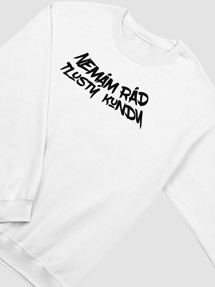 Nemám Rád 2 crewneck white product image (2)